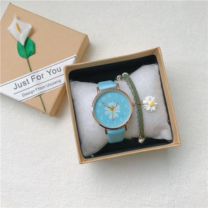 Daisy Flower Vintage Elegant Watch