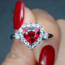 Load image into Gallery viewer, Diamona™ - Heart Shaped Ruby
