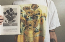 Load image into Gallery viewer, Summer Fashion Top Tee Van Gogh Sunflower Van Gogh 3D Printed T-Shirt
