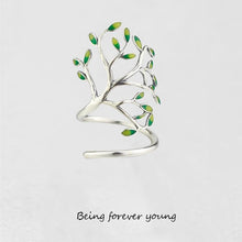 Load image into Gallery viewer, Forest  Green Leaf Ring
