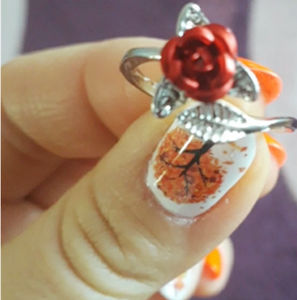 "Love You Forever" Creativity Adjustable Rose Ring