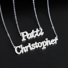 Load image into Gallery viewer, Mother&#39;s Day Gift Personalized Shiny Diamond Name Necklace

