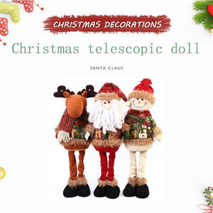 Retractable Christmas Decoration Doll