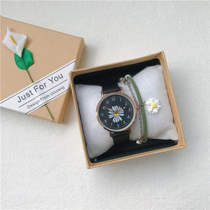 Daisy Flower Vintage Elegant Watch