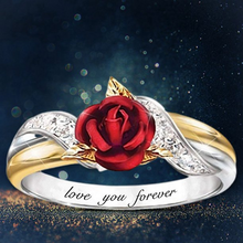 Load image into Gallery viewer, &quot;Love You Forever&quot; Creativity Rose Ring-925  silver
