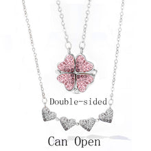 Load image into Gallery viewer, S925 Silver Full Diamond Clover Necklace
