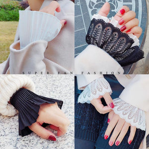 DIY Lace Wrist Cuff