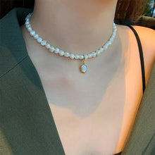 Load image into Gallery viewer, Freshwater Pearl &amp; Moonstone Necklace
