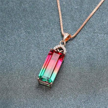 Load image into Gallery viewer, Ombre Crystal Necklace
