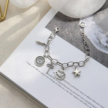 Load image into Gallery viewer, Smile Sterling Silver Charm Bracelet
