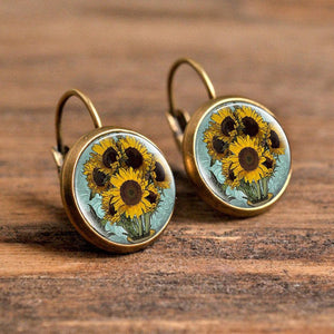 Vintage Flower Earrings