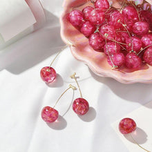 Load image into Gallery viewer, Celia Pink Cherry Earrings
