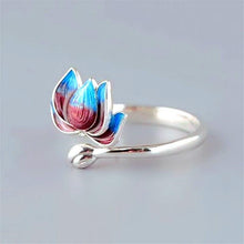 Load image into Gallery viewer, Lotus 925 Sterling Silver Ring
