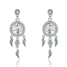 Load image into Gallery viewer, Dream Catcher Sterling Silver Earrings
