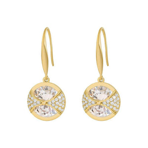 Round Crystal Earrings