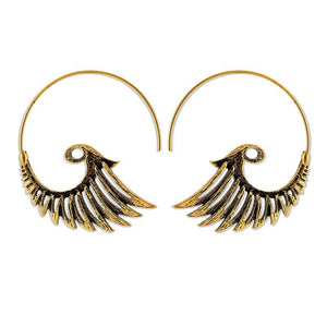 Angel Wing Statement Earrings