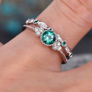 Luxury Gemstone Ring Set