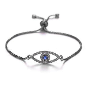 Blue Evil Eye Charm Bracelet