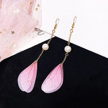 Load image into Gallery viewer, Butterfly Wing Statement Earrings
