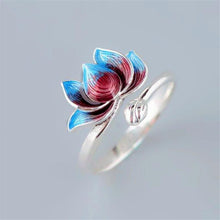 Load image into Gallery viewer, Lotus 925 Sterling Silver Ring

