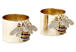 Crystal Bee Statement Ring