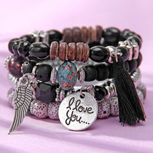 Load image into Gallery viewer, &#39;I Love You&#39; Angel Bracelet Set
