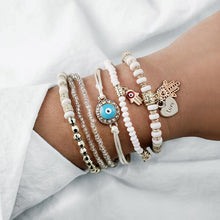 Load image into Gallery viewer, Hamsa Hand Bracelet Set
