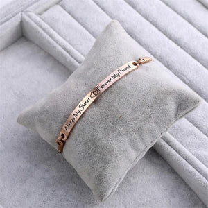 ‘Always My Sister' Inspirational Bracelet