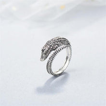 Load image into Gallery viewer, Crocodile Sterling Silver Ring
