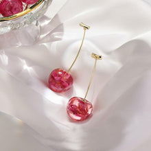 Load image into Gallery viewer, Celia Pink Cherry Earrings
