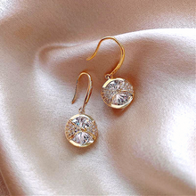 Load image into Gallery viewer, Round Crystal Earrings
