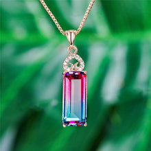Load image into Gallery viewer, Ombre Crystal Necklace
