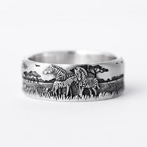 Animal Kingdom Engraved Rings