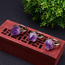 Load image into Gallery viewer, Natural Amethyst Quartz Ring
