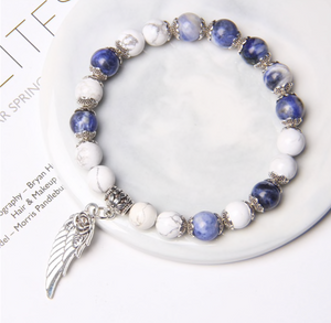 Angel Wing Quartz Crystal Bracelet