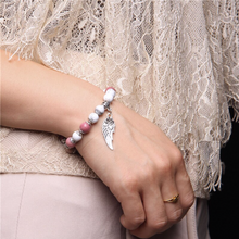 Load image into Gallery viewer, Angel Wing Quartz Crystal Bracelet
