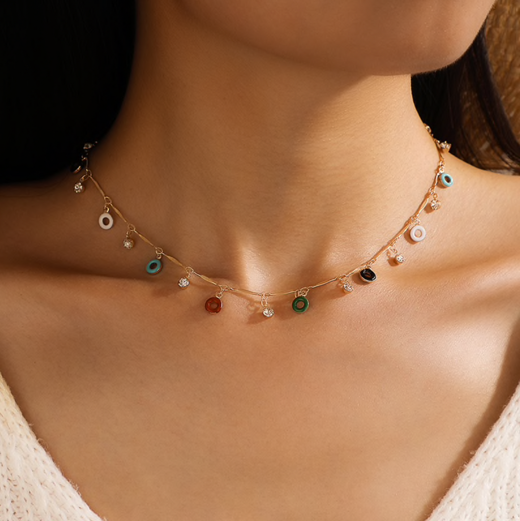 Chalise Pendant Choker Necklace