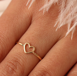 Simple Heart Design Ring