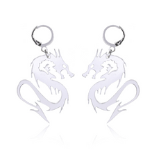 Load image into Gallery viewer, Statement Dragon Earrings
