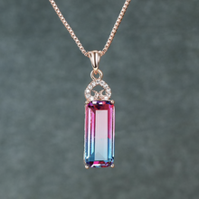 Load image into Gallery viewer, Ombre Crystal Necklace
