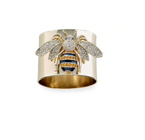 Crystal Bee Statement Ring