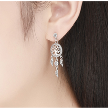 Load image into Gallery viewer, Dream Catcher Sterling Silver Earrings
