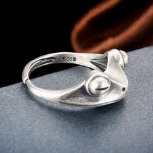 Load image into Gallery viewer, Sterling Silver Grumpy Frog Ring
