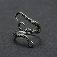 Load image into Gallery viewer, Octopus Silver Ring
