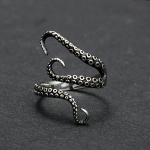 Octopus Silver Ring