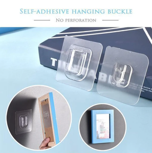 DOUBLE-SIDED ADHESIVE WALL HOOKS [AVAILABLE IN 10 AND 20 PCS]