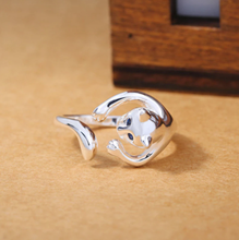 Load image into Gallery viewer, 100% 925 Sterling Silver Cute Little Cat Animal Ladies Finger Rings
