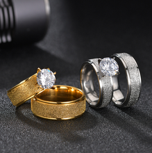 Load image into Gallery viewer, R1 GOLD COUPLE RING (LIFETIME WARRANTY GUARANTEED NON-FADED)
