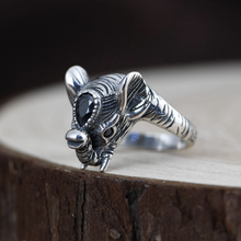 Load image into Gallery viewer, Balmora Sterling Silver Elephant Ring
