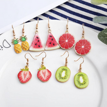 Load image into Gallery viewer, Juicy Fruit Charm Earrings
